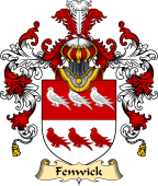 English Family Coat of Arms (v.25) Fenwick