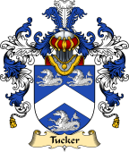 Irish Family Coat of Arms (v.25) Tucker