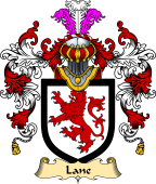 Irish Family Coat of Arms (v.25) Lane