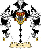 English Family Coat of Arms (v.25) Daniell