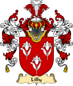 English Family Coat of Arms (v.25) Lilly