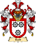 English Family Coat of Arms (v.25) Scott