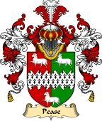 English Family Coat of Arms (v.25) Pease