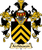 English Family Coat of Arms (v.25) Archdeacon