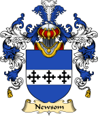 English Family Coat of Arms (v.25) Newsom or Newsam