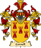 English Family Coat of Arms (v.25) Cornell