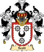 Irish Family Coat of Arms (v.25) Scott