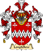 English Family Coat of Arms (v.25) Longfellow