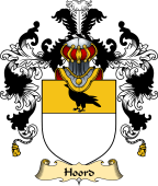 Welsh Family Coat of Arms (v.25) Hoord (Daughter m. Gruffudd Kynaston)