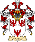 Irish Family Coat of Arms (v.25) O'Noonan