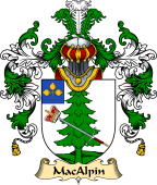 Irish Family Coat of Arms (v.25) MacAlpin