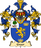 Irish Family Coat of Arms (v.25) Greer