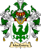 Irish Family Coat of Arms (v.25) MacEniery or MacHenry