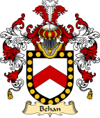 Irish Family Coat of Arms (v.25) Behan or Beaghan