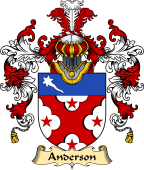 English Family Coat of Arms (v.25) Anderson