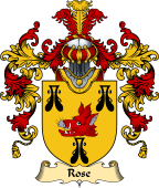 Scottish Family Coat of Arms (v.25) Rose