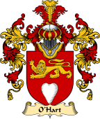 Irish Family Coat of Arms (v.25) O'Hart