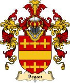 Welsh Family Coat of Arms (v.25) Began (of Breygan, of Monmouthshire)