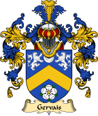 Irish Family Coat of Arms (v.25) Gervais or Jervois