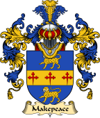 English Family Coat of Arms (v.25) Makepeace