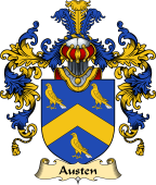 English Family Coat of Arms (v.25) Austen