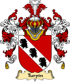 English Family Coat of Arms (v.25) Turpin