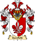 Irish Family Coat of Arms (v.25) Sarsfield