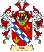 English Family Coat of Arms (v.25) Bliss or Blisse