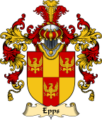 English Family Coat of Arms (v.25) Epps or Epes