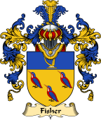 Irish Family Coat of Arms (v.25) Fisher