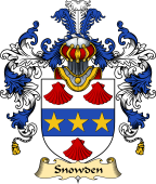 English Family Coat of Arms (v.25) Snowden or Snowdon