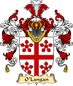 Irish Family Coat of Arms (v.25) O'Langan