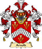 English Family Coat of Arms (v.25) Arnold