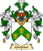 Welsh Family Coat of Arms (v.25) Cherleton (or Charlton-Lords of Powys)