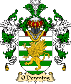 Irish Family Coat of Arms (v.25) O'Downing