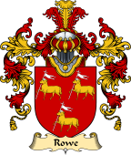 English Family Coat of Arms (v.25) Rowe