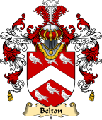 English Family Coat of Arms (v.25) Belton