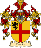 Irish Family Coat of Arms (v.25) Burke