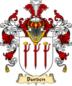 English Family Coat of Arms (v.25) Burden