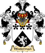 English Family Coat of Arms (v.25) Westerman