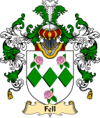 English Family Coat of Arms (v.25) Fell