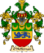 Irish Family Coat of Arms (v.25) O'Heffernan