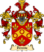 Irish Family Coat of Arms (v.25) Dennis