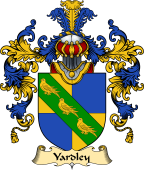 English Family Coat of Arms (v.25) Yardeley or Yardley