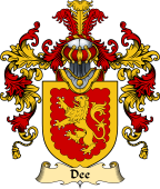 English Family Coat of Arms (v.25) Dee