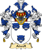 English Family Coat of Arms (v.25) Atwell