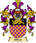 English Family Coat of Arms (v.25) Alfred