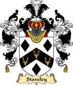 English Family Coat of Arms (v.25) Staveley