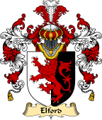 English Family Coat of Arms (v.25) Elford