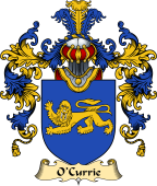 Irish Family Coat of Arms (v.25) O'Currie